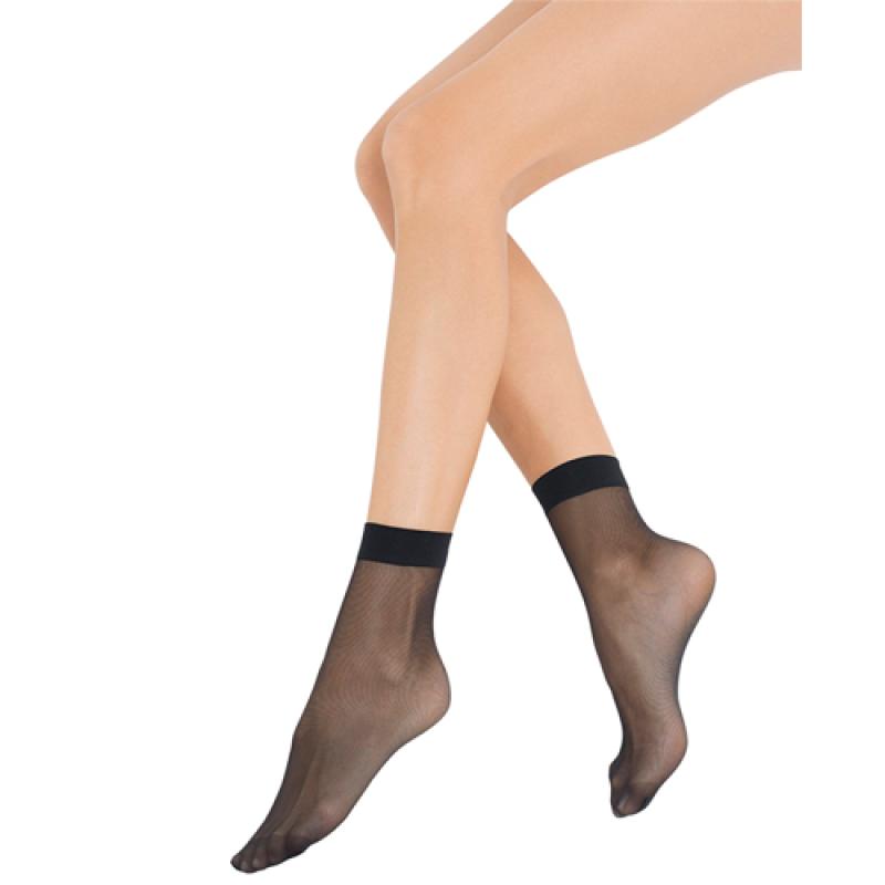 Носки жен. MNM calz. BRIO 20 Mini BRIO 20 носки (2 пары) Nero 0