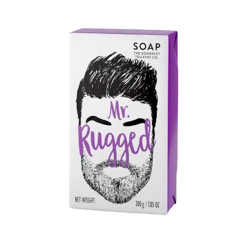 SOMERSET Men's Mr Rugged (ii) 200g Soap Мужское мыло Mr Rugged 200 г