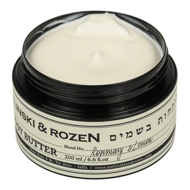 Zielinski & Rozen Крем масло для тела Розмарин, Лимон (200мл) / Body butter Rosemary & Lemon (200 ml)