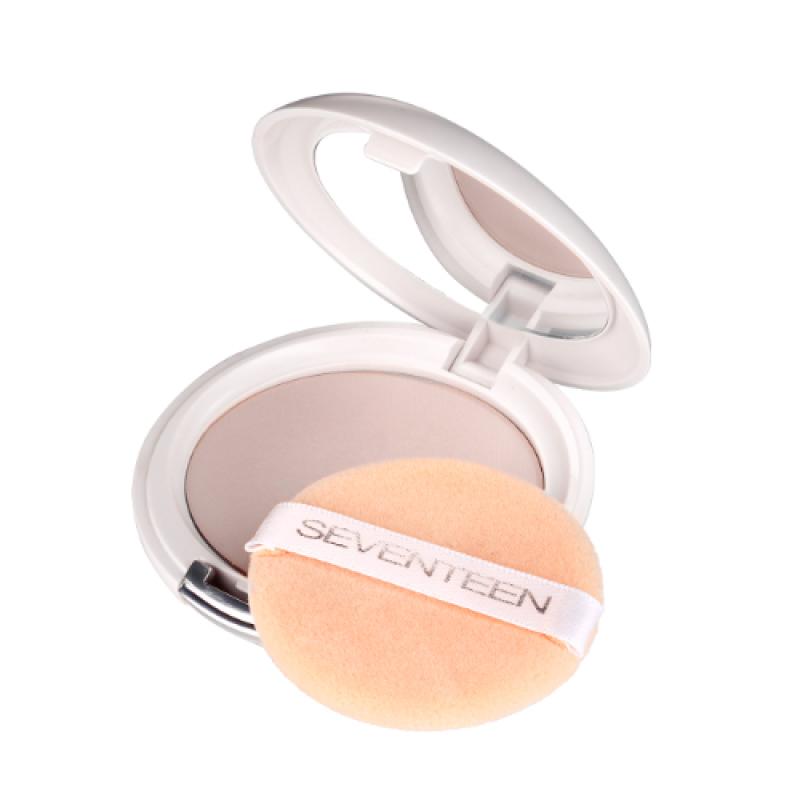 Seventeen Компактная шелковая пудра д/лица Natural Silky Compact Powder 06 Фарфор
