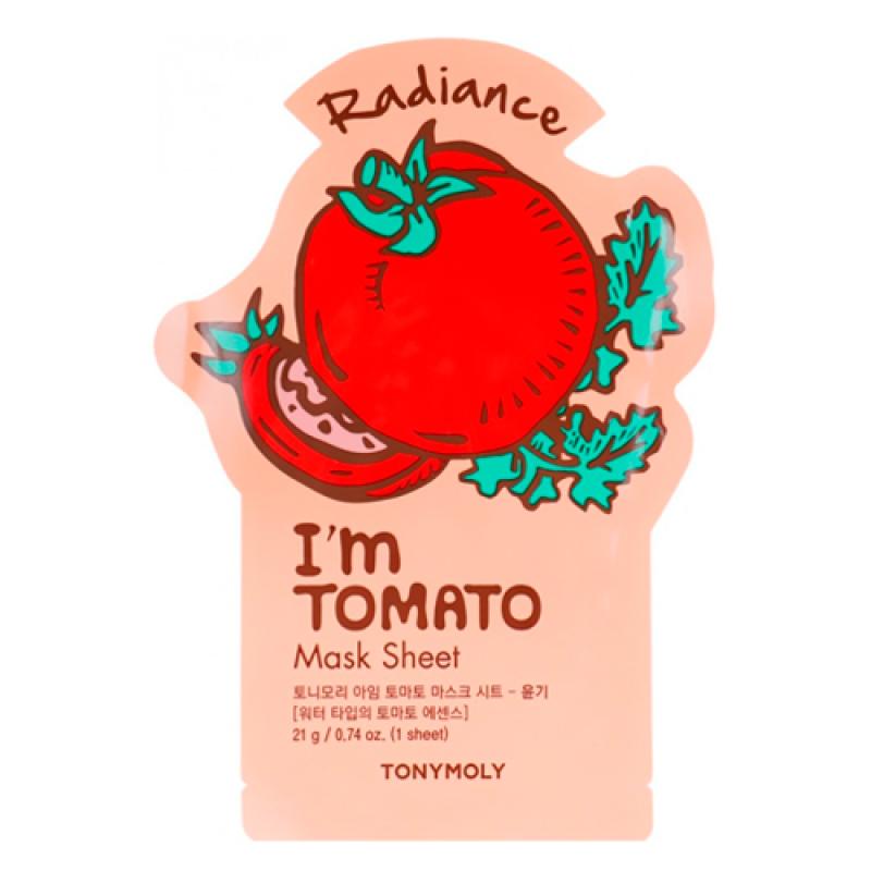 Tony Moly Маска для лица I'M TOMATO MASK – SKIN GLOW