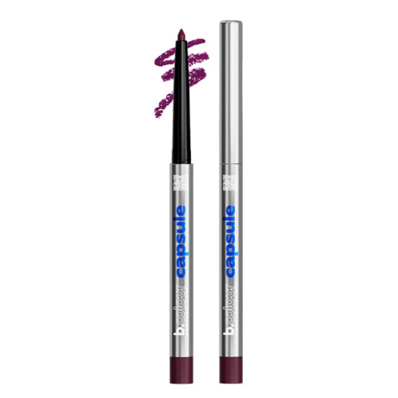 7DAYS B.COLOUR PRO CAPSULE Карандаш для глаз каял автоматический / 07 Naughty plum, 0,25 г
