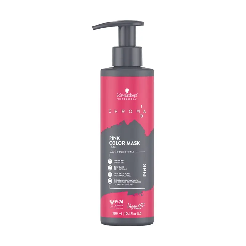 CHROMA ID Bonding color mask Интенсивная тонирующая бондинг-маска для волос оттенок Pink 300мл