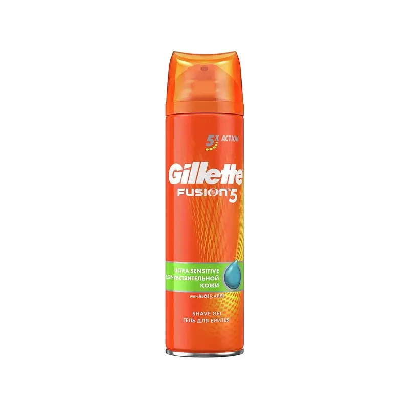 Gillette Гель для бритья Fusion Sensitive 200мл