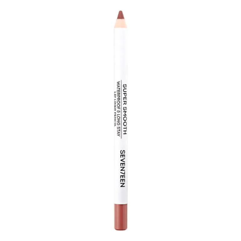 Seventeen Карандаш д/губ т.01 водостойкий с витамином Е Super Smooth W/P Lip Liner натуральный бежевый