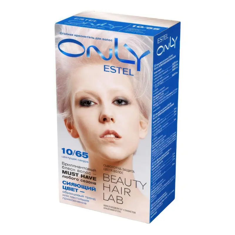 ESTEL ONLY Стойкая краска-гель для волос  Светлый блондин фиол-кр