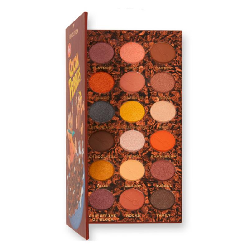 REVOLUTION I HEART КОЛЛЕКЦИЯ PEBBLES COCOA PEBBLES Палетка теней Shadow Palette