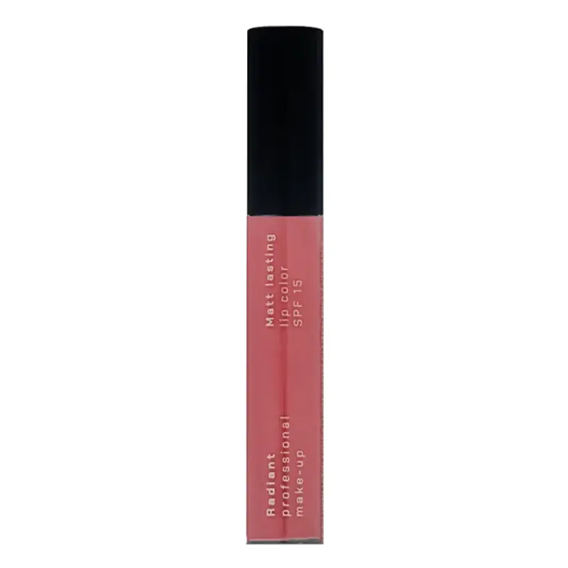RADIANT MATT LASTING LIP COLOR SPF 15 No 7 Жидкая стойкая матовая помада для губ Matt Lasting Lip Color SPF 15, т. 07 нежный сливовый
