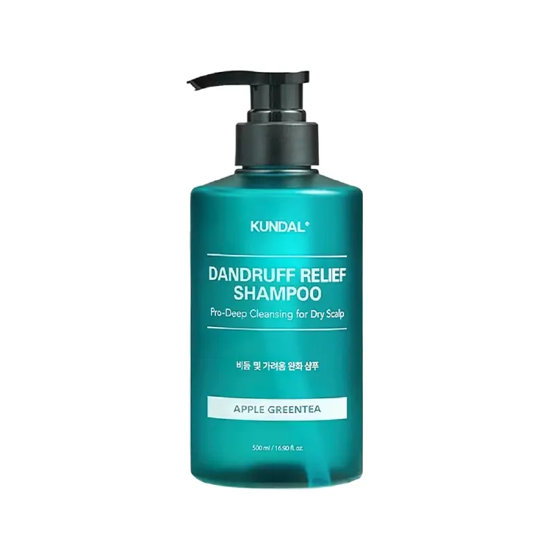 KUNDAL ШАМПУНЬ ПРОТИВ ПЕРХОТИ DANDRUFF RELIEF PRO-DEEP CLEANSING SHAMPOO 500ML (KUNDAL) APPLE GREEN TEA