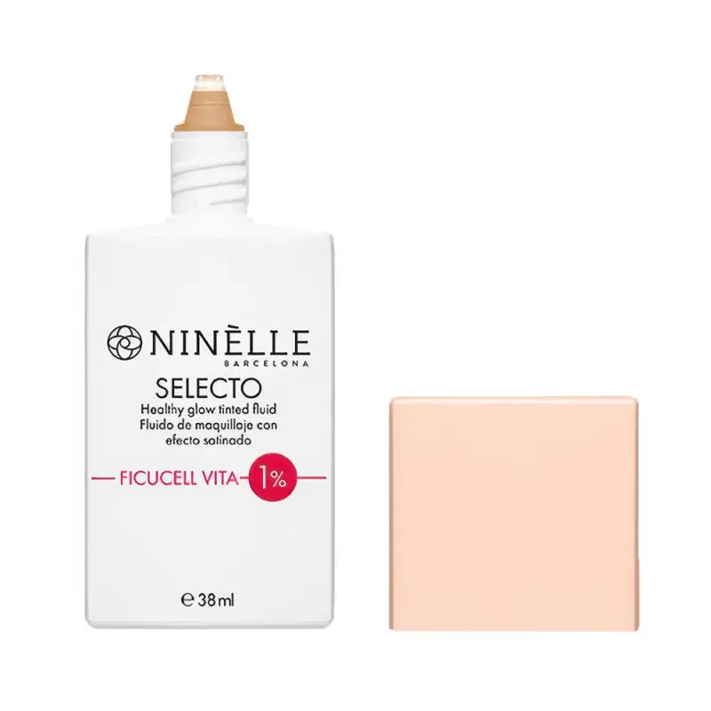 NINELLE Тональный крем-флюид с эффектом здорового сияния SELECTO №242 натуральный бежевый