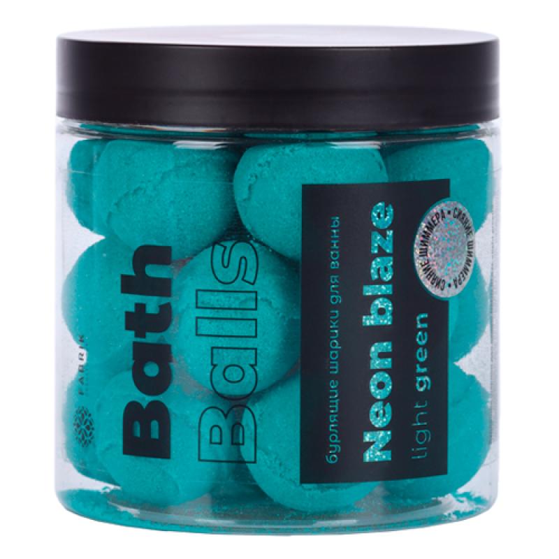 Fabrik Cosmetology Шарики д/ванны бурлящие NEON BLAZE Light green 300 г