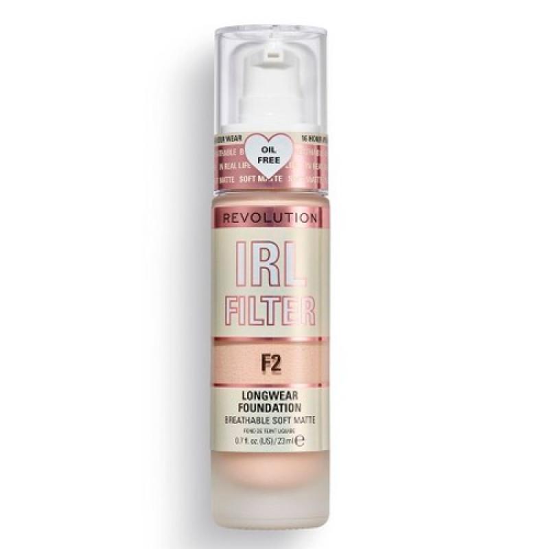 REVOLUTION ТОНАЛЬНАЯ ОСНОВА IRL FILTER LONGWEAR FOUNDATION F2
