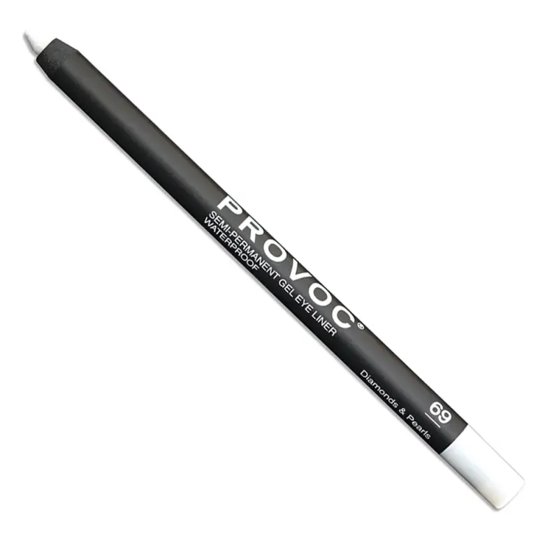 PROVOC Semi-Permanent Gel Eyeliner WP 69 Diamonds & Pearls Гелевый водостойкий карандаш подводка для глаз EYL69