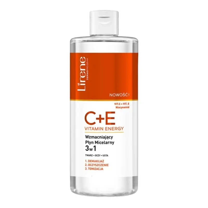 ВОДА МИЦЕЛЛЯРНАЯ LIRENE C+E VITAMIN ENERGY УКРЕПЛЯЮЩАЯ 400МЛ