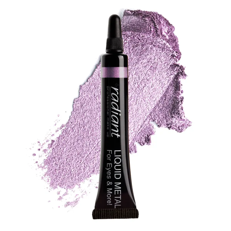 RADIANT LIQUID METAL FOR EYES AND MORE No 27 “SPRKLING PURPLE” Жидкий пигмент для макияжа LIQUID METAL FOR EYES & MORE, т. 27 сверкающий фиолетовый