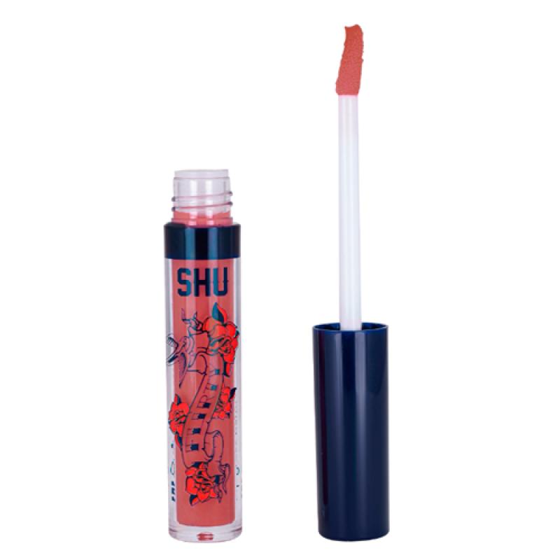 SHU БЛЕСК-БАЛЬЗАМ ДЛЯ ГУБ FLIRTY МАРКИ SHU №456 пепельный розовый