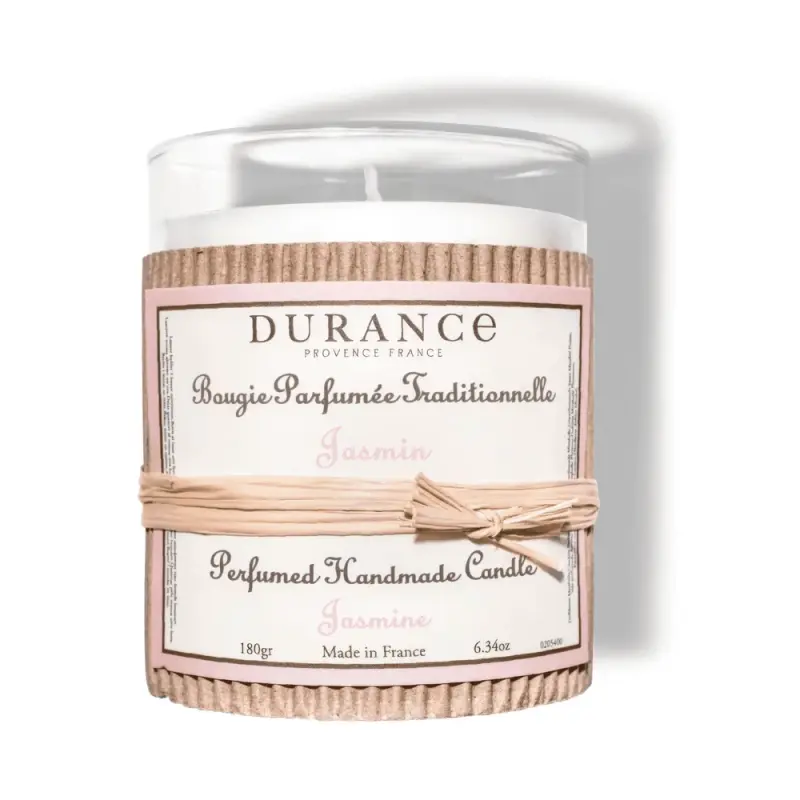 DURANCE  Парфюмированная свеча ручной работы Perfumed Handmade Candle 180 gr 6.34 oz Jasmine