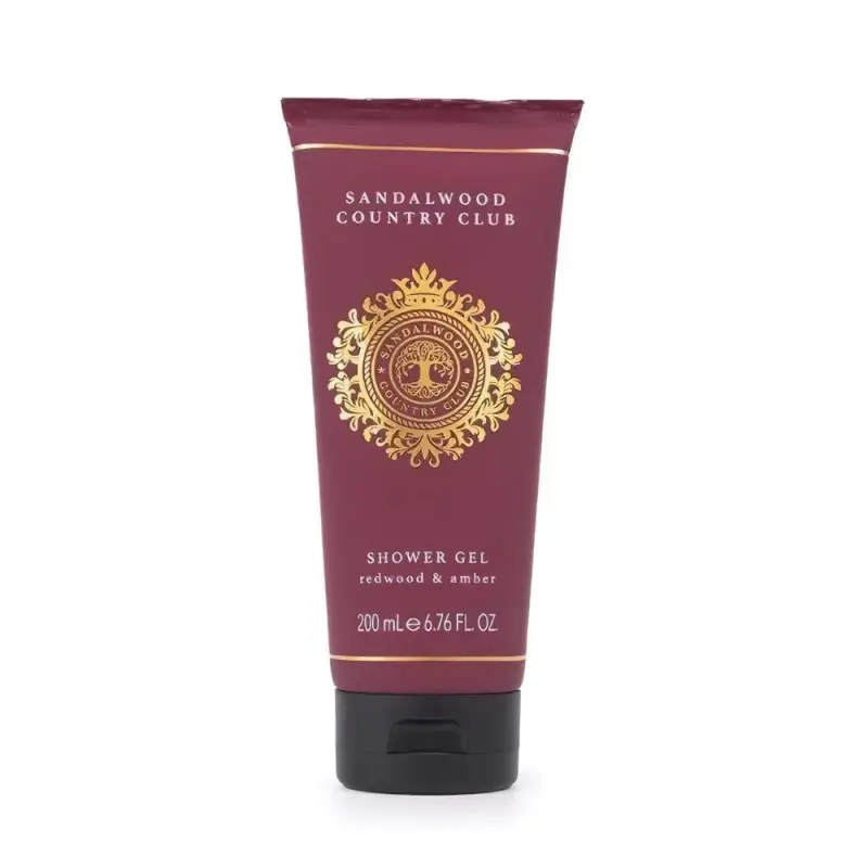 SOMERSET Sandalwood Country Club Burgundy Signature Redwood & Amber Shower Gel  Гель для душа 200ml