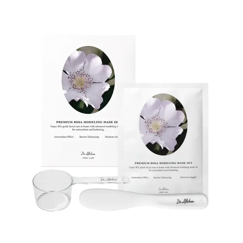 Dr.Althea Premium Rosa Modeling Mask Set Упаковка альгинатных масок для лица 5 шт