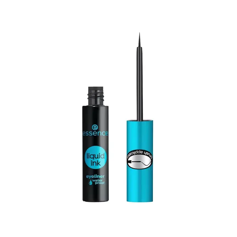 Essence Водостойкая подводка для глаз liquid ink 01 1уп