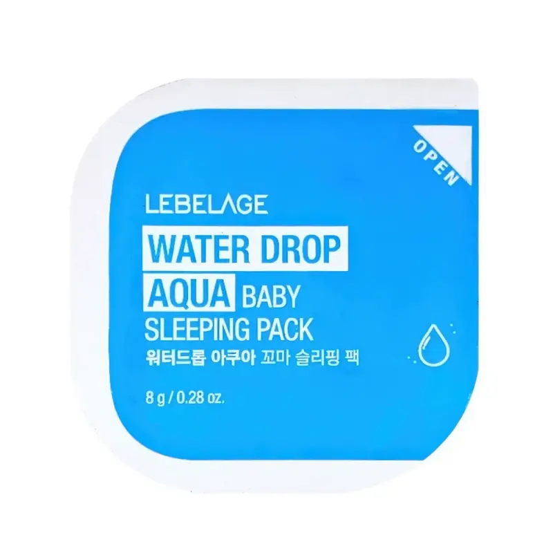 LEBELAGE мини ночная маска с аква WATER DROP AQUA BABY SLEEPING PACK