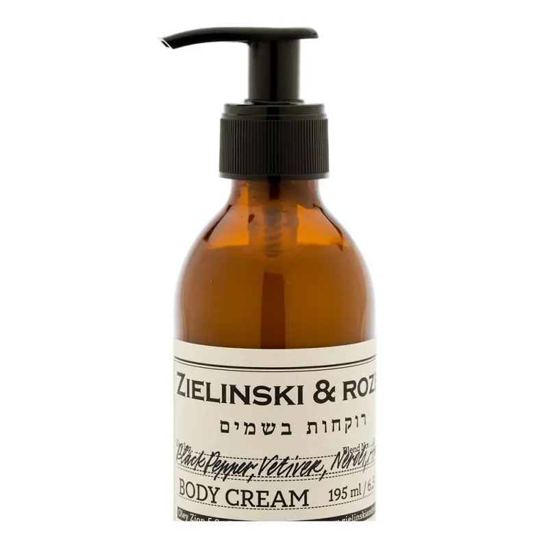 Zielinski & Rozen  Body cream Black pepper, Amber, Neroli  Крем для тела Черный перец, Амбра, Нероли 195мл