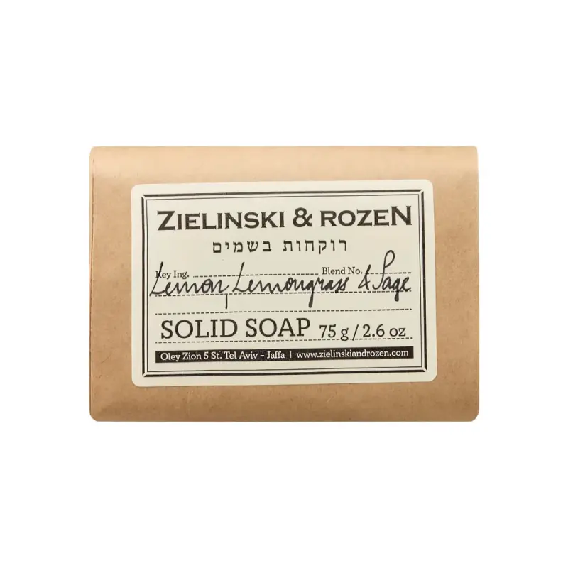 Zielinski & Rozen Твердое мыло Лимон, Лемонграсс, Шалфей (75гр)