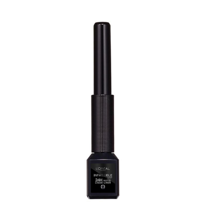 L'Oreal Paris матовая подводка для глаз Matte Signature, оттенок 01, черный, Графитовый