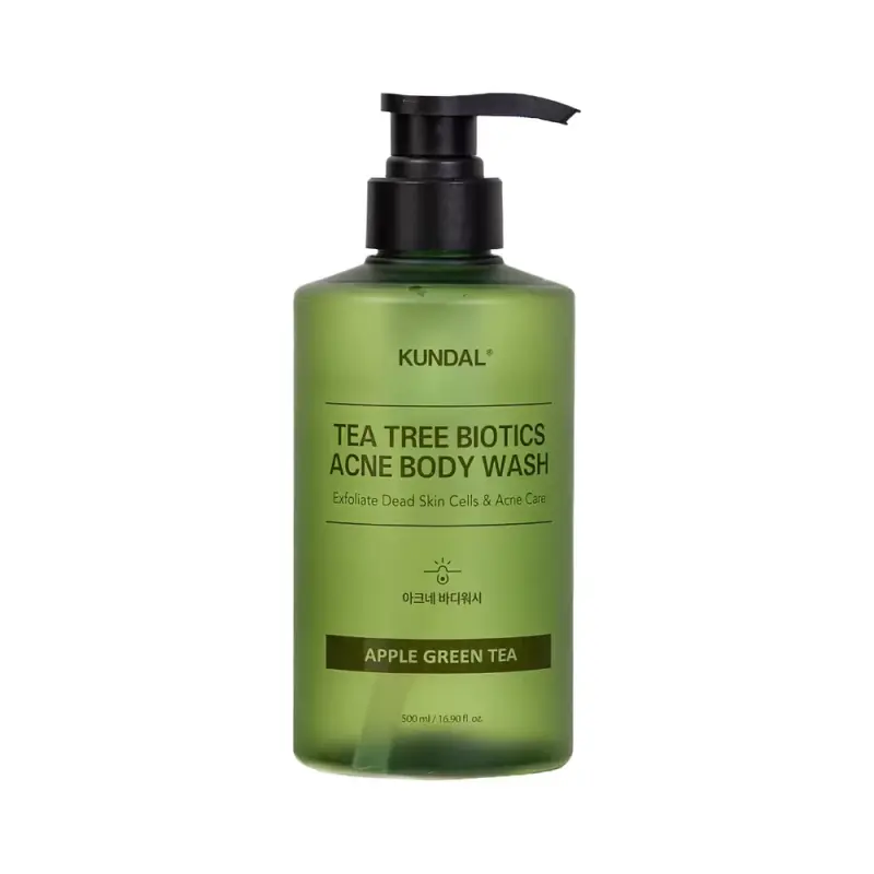 Kundal Гель для душа: TEA TREE BIOTICS ACNE BODY WASH 500ML - APPLE GREEN TEA