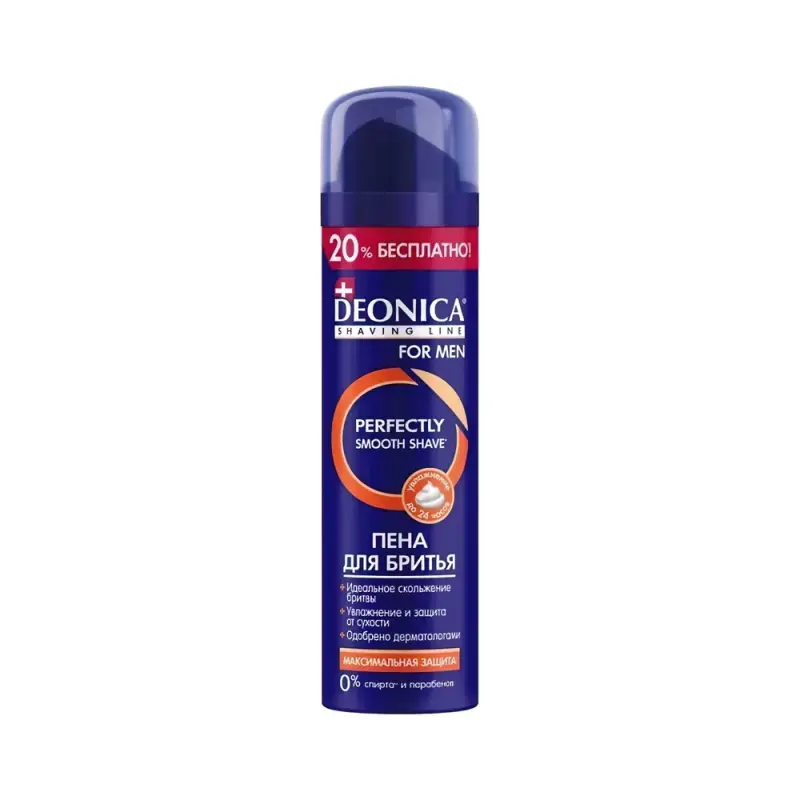 DEONICA FOR MEN Пена для бритья Максимальная защита, 240 мл.