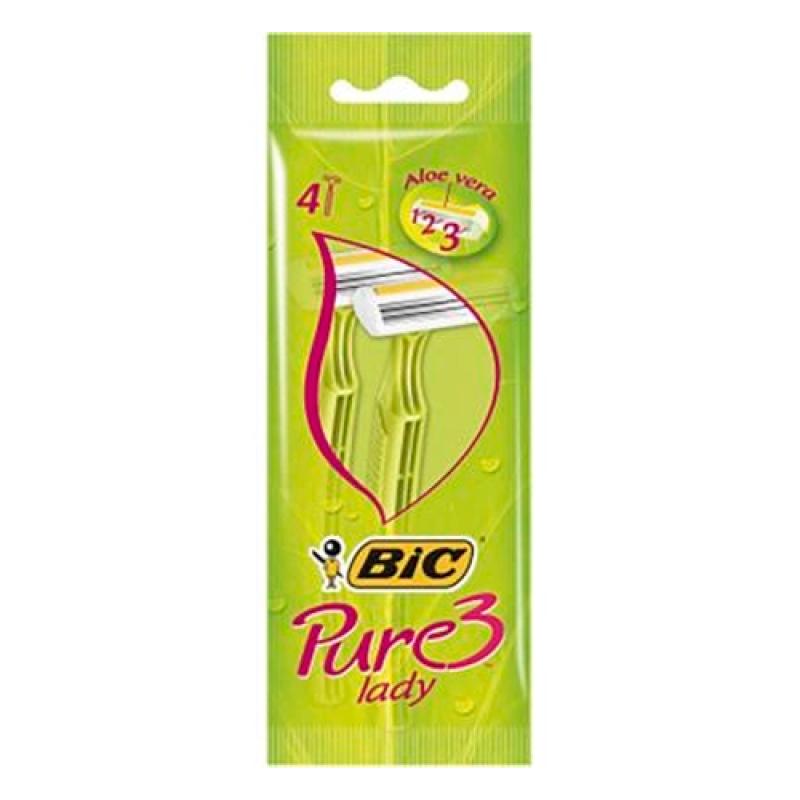 BIC Бритвенный станок PURE LADY пачка 4 шт