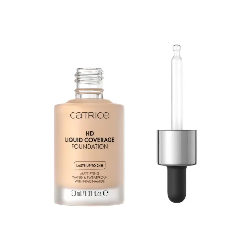 Catrice Тональная основа с матовым финишем HDLiquid Coverage Foundation 030 1уп