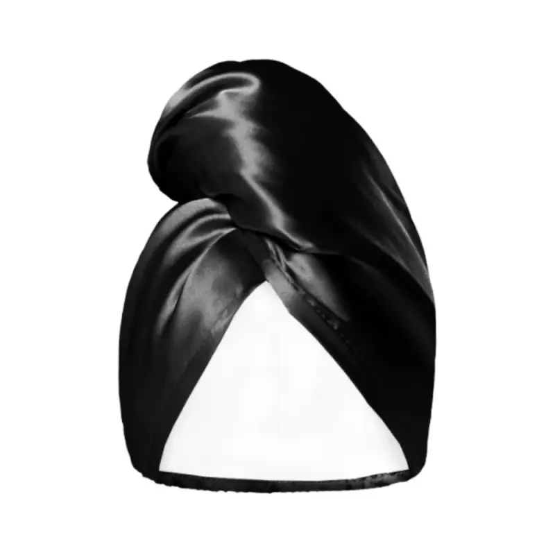 GLOV SPORT& SATIN Hair Towel Wrap Black INT W5