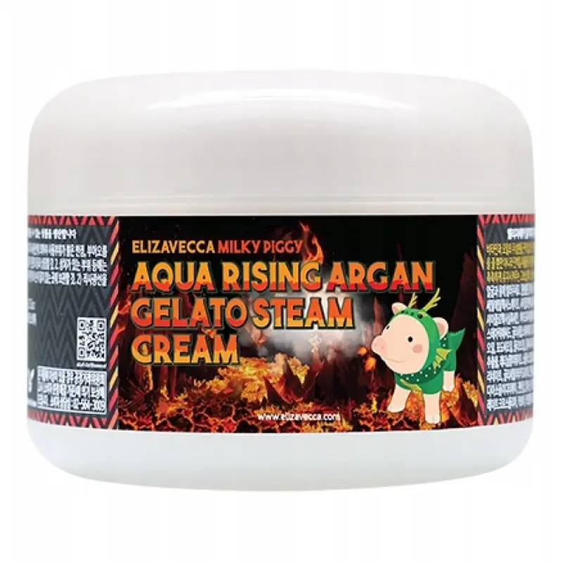 Elizavecca Milky Piggy Aqua Rising Argan Gelato Steam Cream