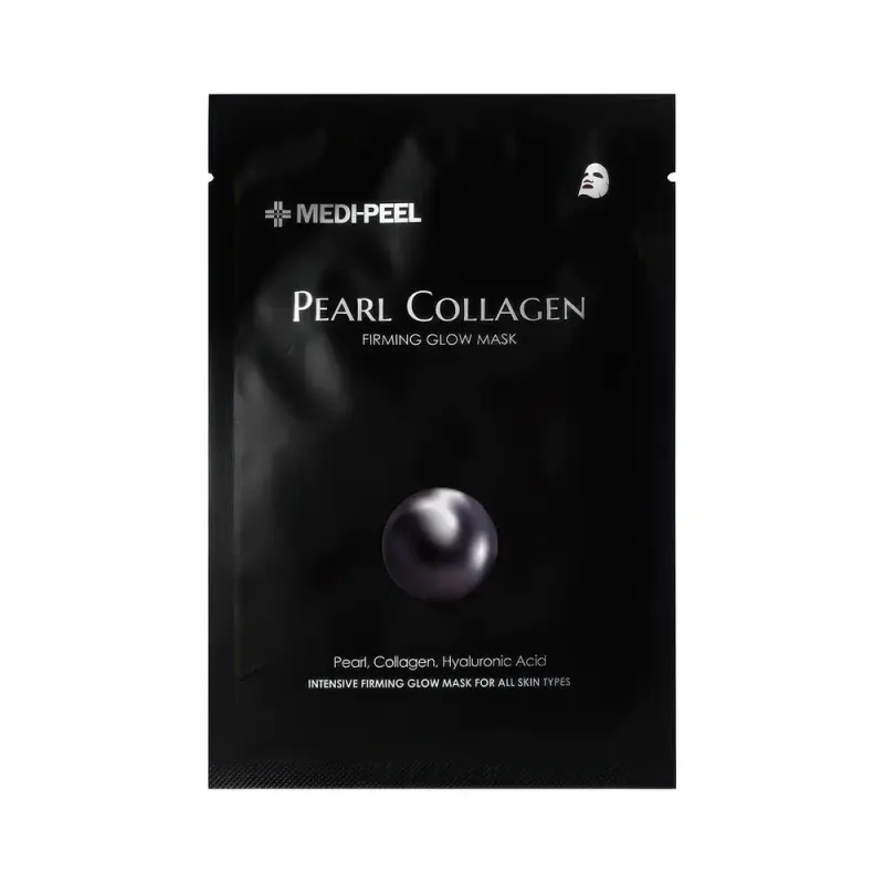 PEARL COLLAGEN FIRMING GLOW MASK SHEET/Упаковка тканевых масок MEDI-PEEL Pearl Collagen Firming Glow Mask Подтягивающая 25 мл