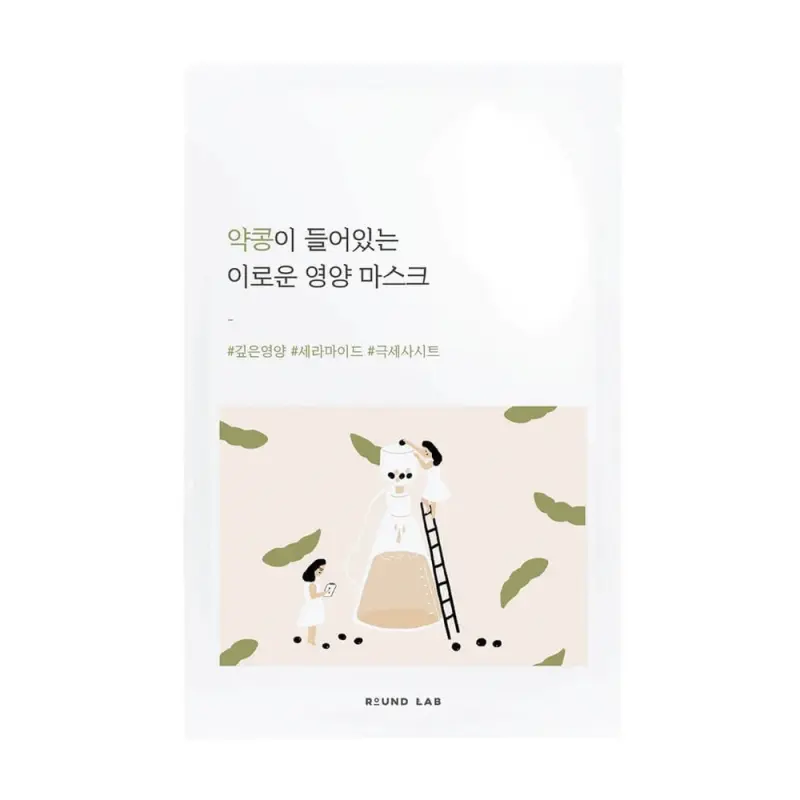 ROUND LAB SOYBEAN NOURISHING MASK Маска для лица 27ml