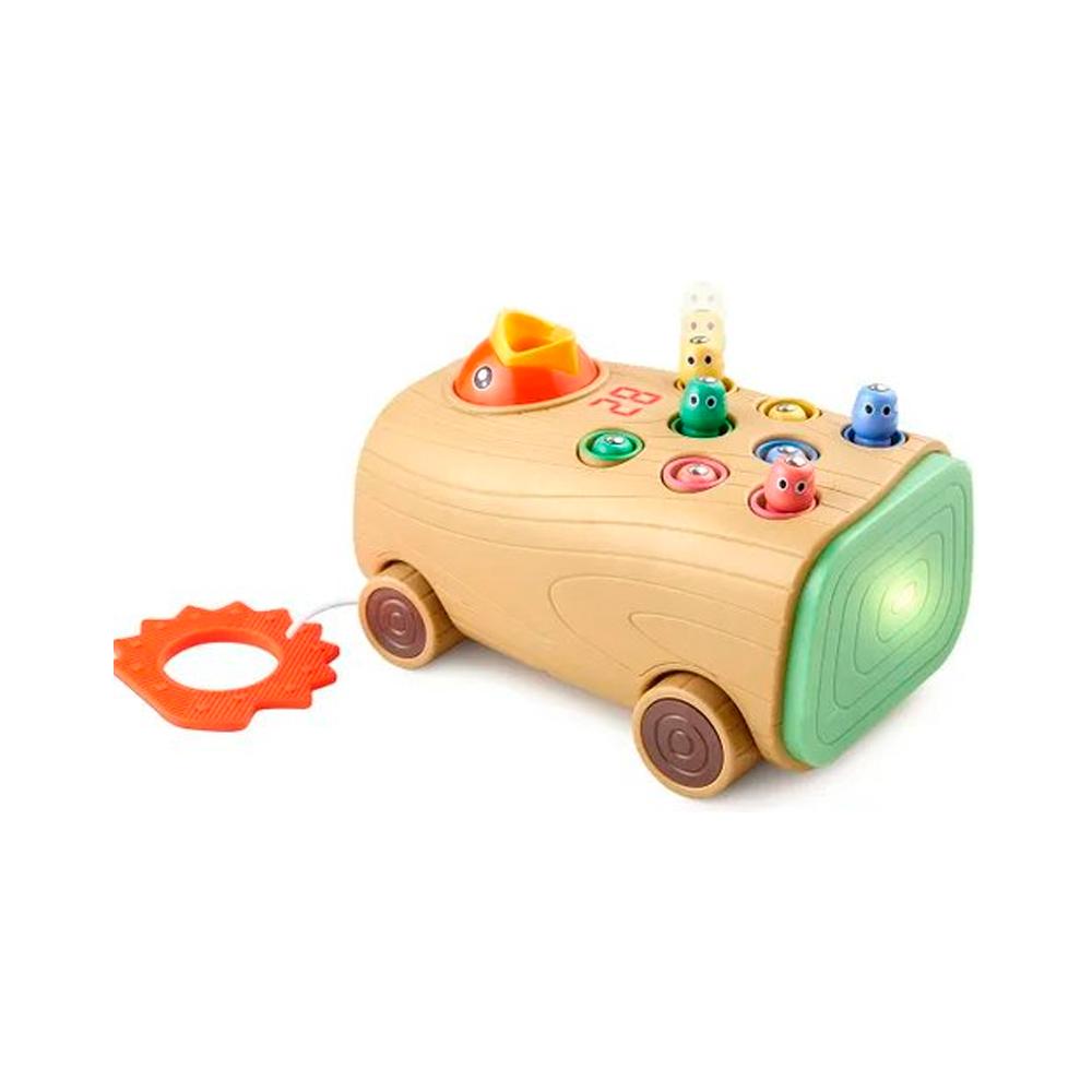 Игрушка-стучалка Happy Baby HUNGRY BIRD beige 331897