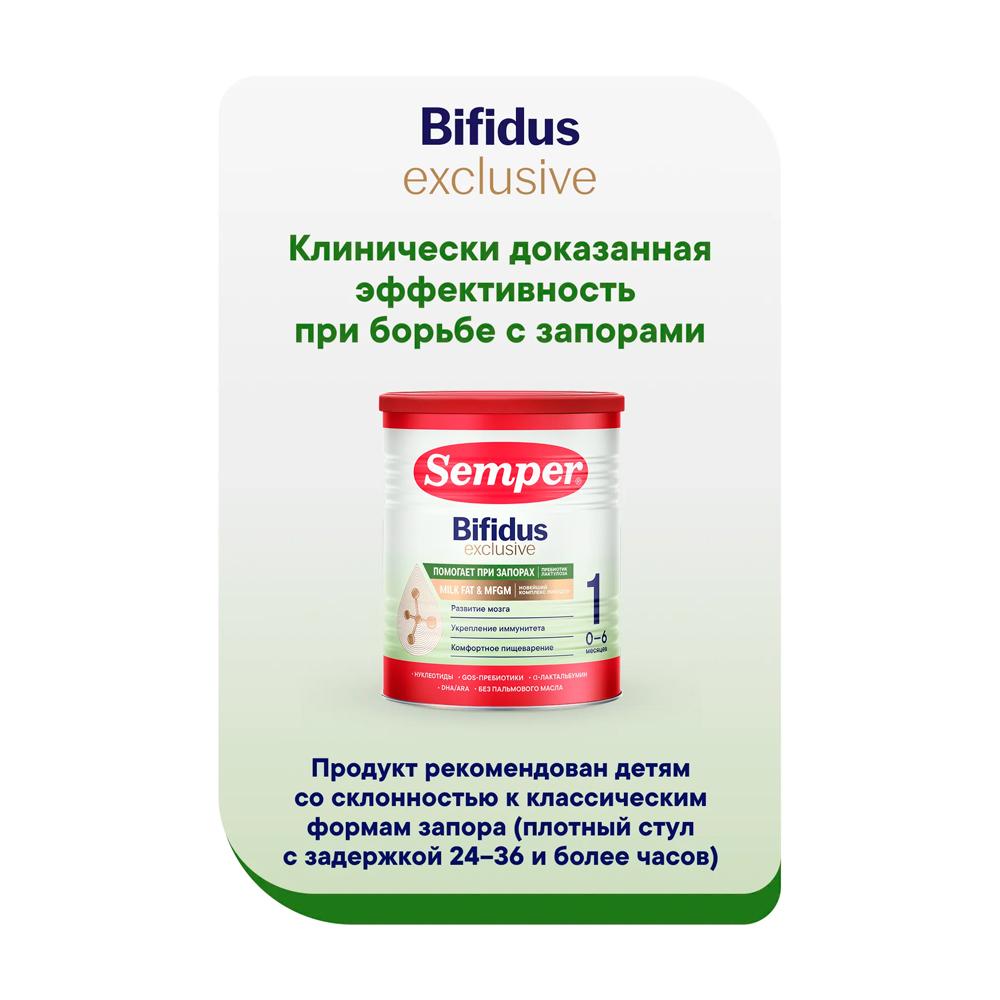 Сухая молочная смесь Semper Bifidus 1 0м+ 400гр