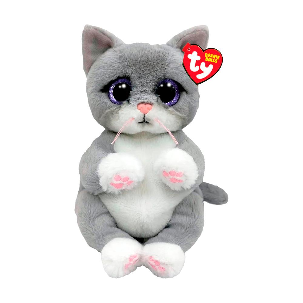 Мягкая игрушка TY серая кошка Morgan