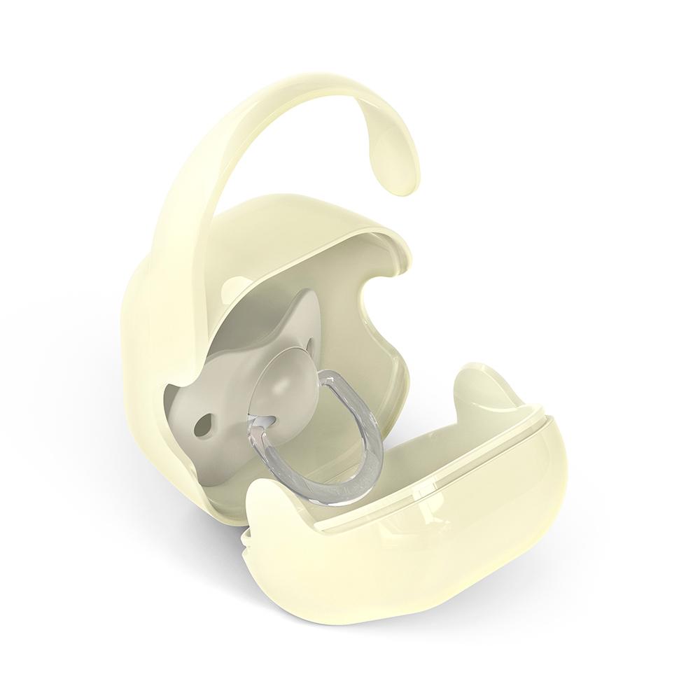 Футляр для пустышки Suavinex Birdies бежевый Футляр для пустышки Suavinex Birdies бежевый