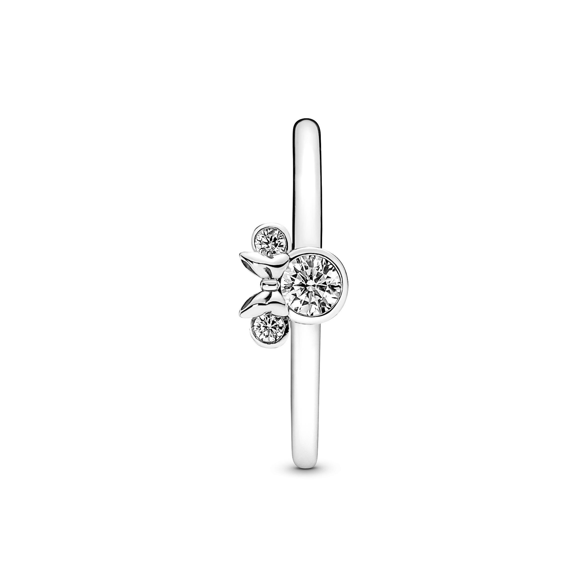 Серебряное кольцо Disney Minnie Mouse с прозрачным кубическим цирконием Серебряное кольцо Disney Minnie Mouse с прозрачным кубическим цирконием