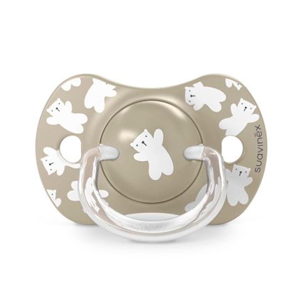 Пустышка Suavinex Wild бежевая 18м+ 2шт Пустышка Suavinex Wild бежевая 18м+ 2шт