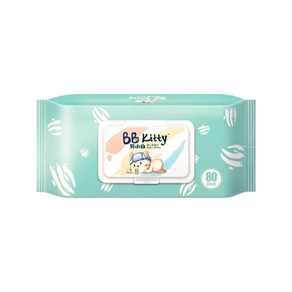 BB KITTY Гигиенические влажные салфетки, 80 шт BB KITTY Гигиенические влажные салфетки, 80 шт