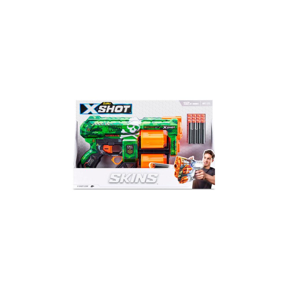 Бластер X-Shot Skins Dread Dart Camo 12 дротиков