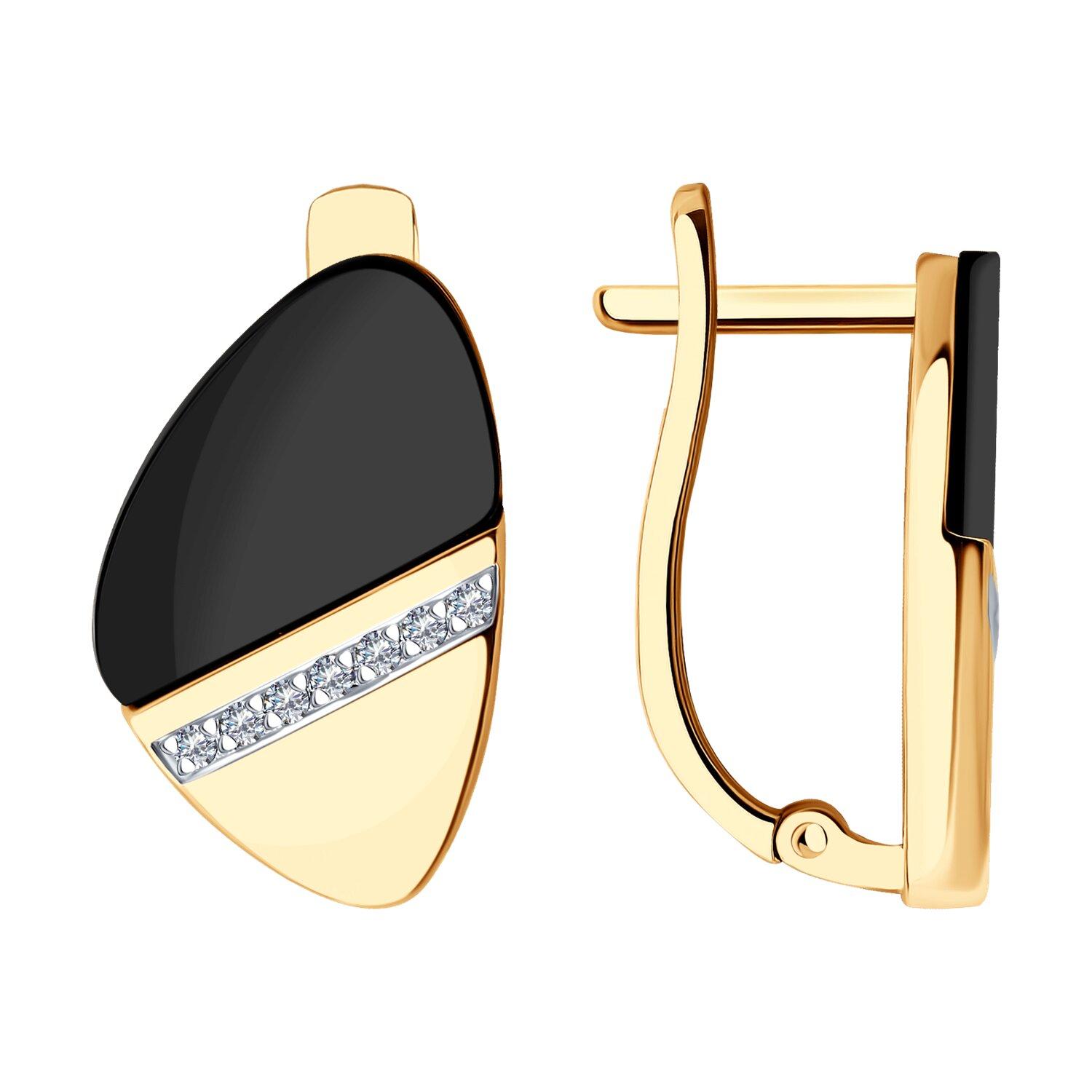 072 - Серьги 728385 Au 585