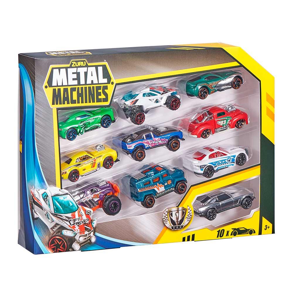 Набор Metal Machines Mini Racing Car из 10 игрушек