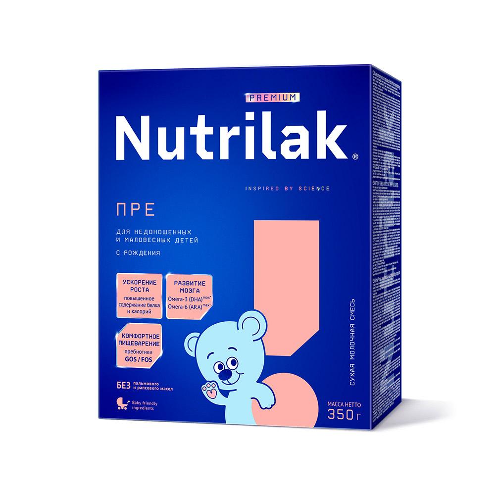Сухая молочная смесь Nutrilak Premium ПРЕ для недон. и маловес. детей 0м+ 350 гр