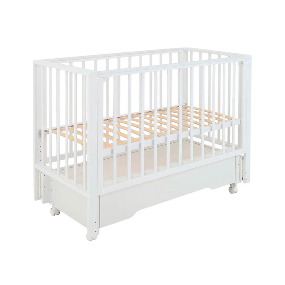 Кровать детская RANT BERGEN PLUS Cloud White артикул 800 маятник и ящик 120*60