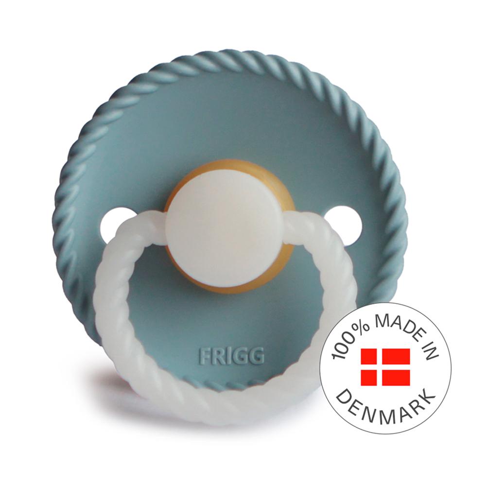 Пустышка FRIGG Rope Latex Stone Blue Night 0-6м+