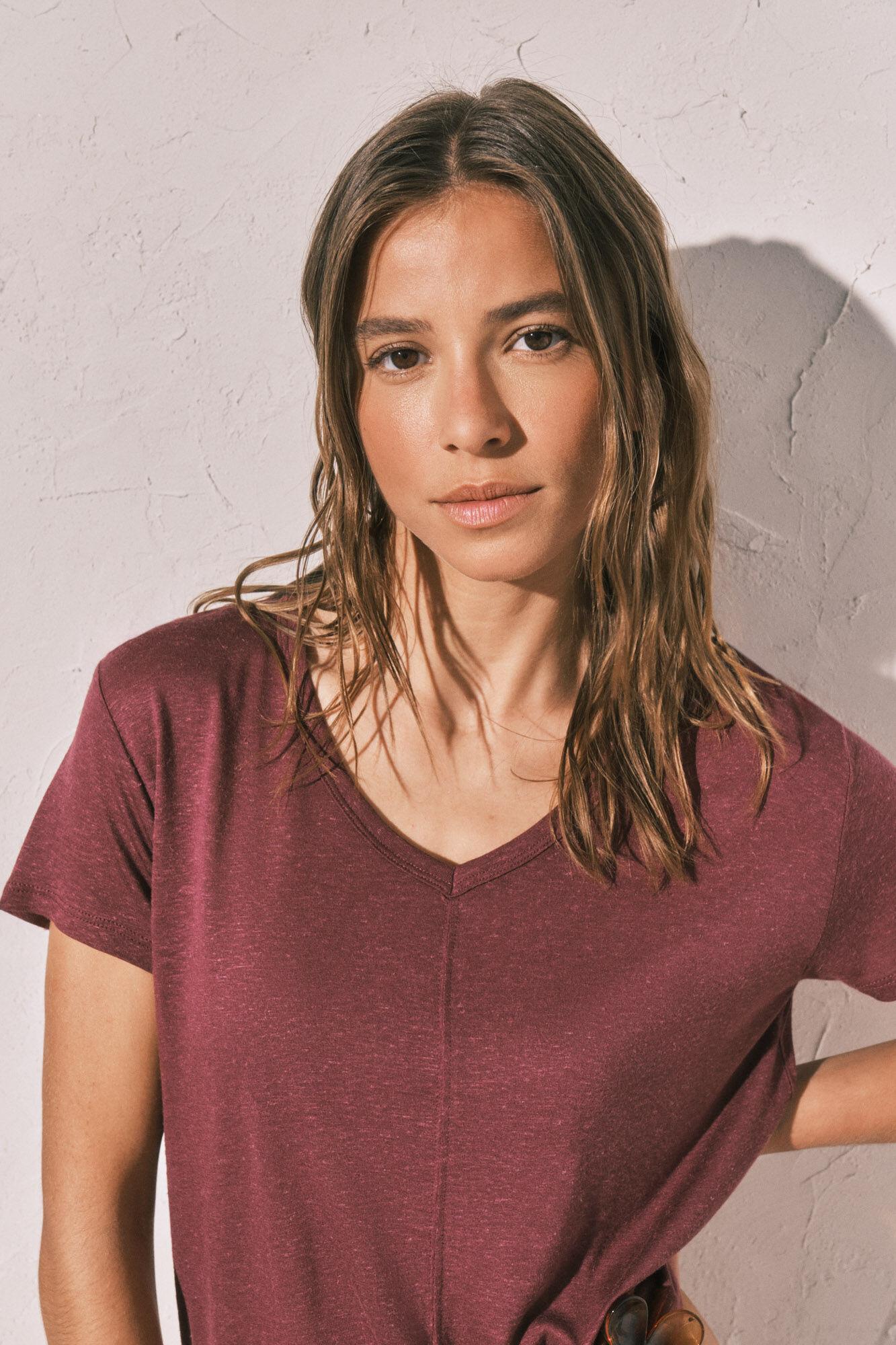 MMP BURGUND TEE FR